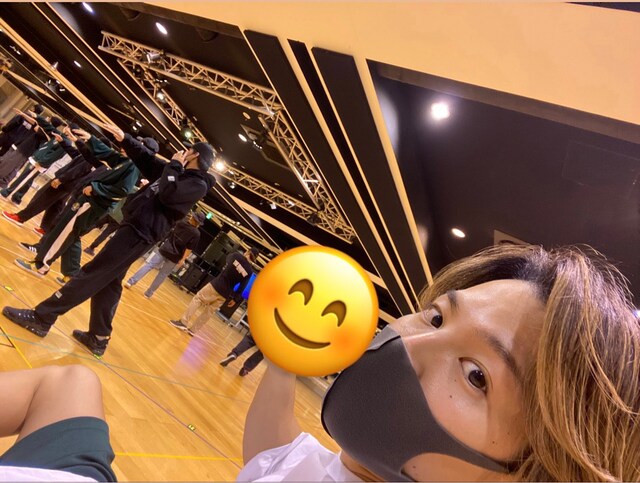 リハーサルの時の一枚。覚える事沢山…泣 頑張ってますよー！