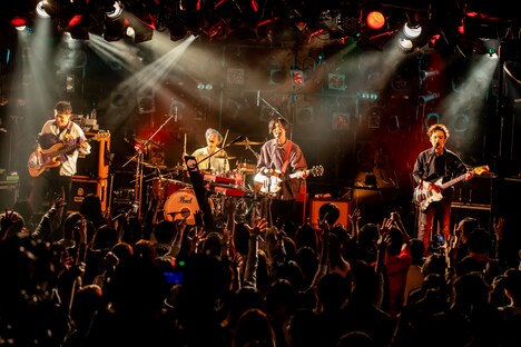ストレイテナー「ONLINE ONE-MAN LIVE "STRAIGHTENER20201217"」の様子。（Photo by Viola Kam［V'z Twinkle］）