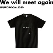「LIQUIDROOM x King Gnu BE PUNK T-shirts」ブラックデザイン