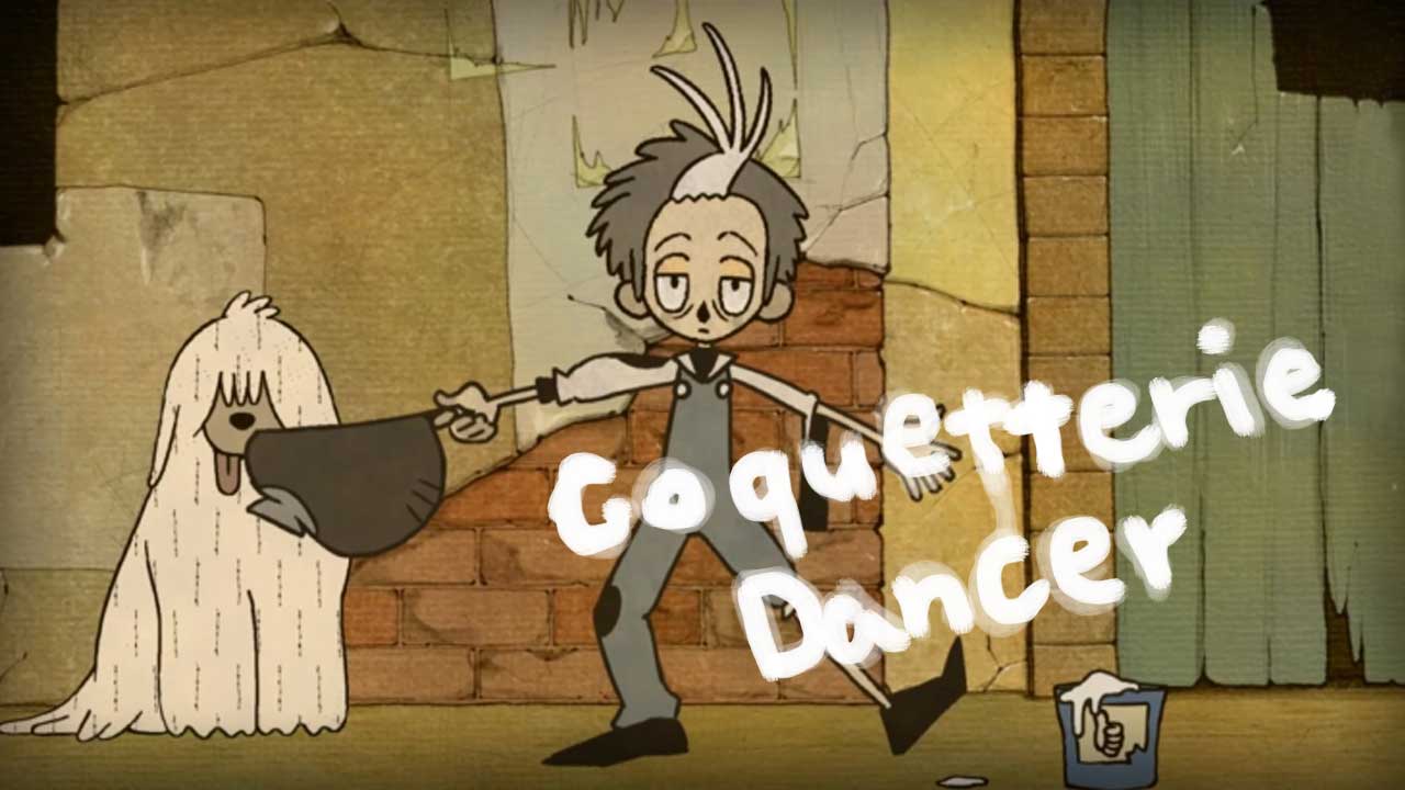 宮下遊「Coquetterie dancer」MVのワンシーン。