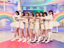 「スッキリ×NiziU 3日連続イッキ見スペシャル」よりNiziU。(c)日本テレビ