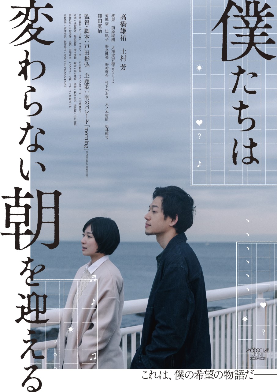 映画「僕たちは変わらない朝を迎える」ビジュアル