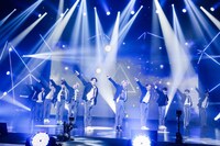 JO1「JO1 1st Live Streaming Concert『STARLIGHT』」の様子。 (c)LAPONE ENTERTAINMENT