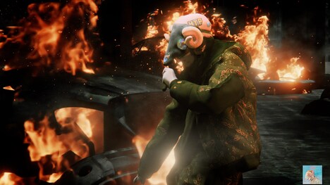 米津玄師「米津玄師 2020 Event / STRAY SHEEP in FORTNITE」より。