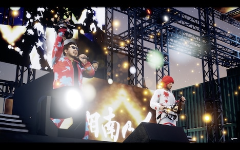 左からRED RICE、HAN-KUN。