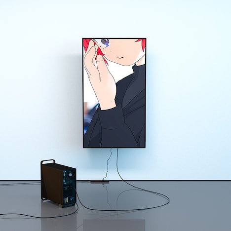 yuigot + 長谷川白紙「音がする」配信ジャケット