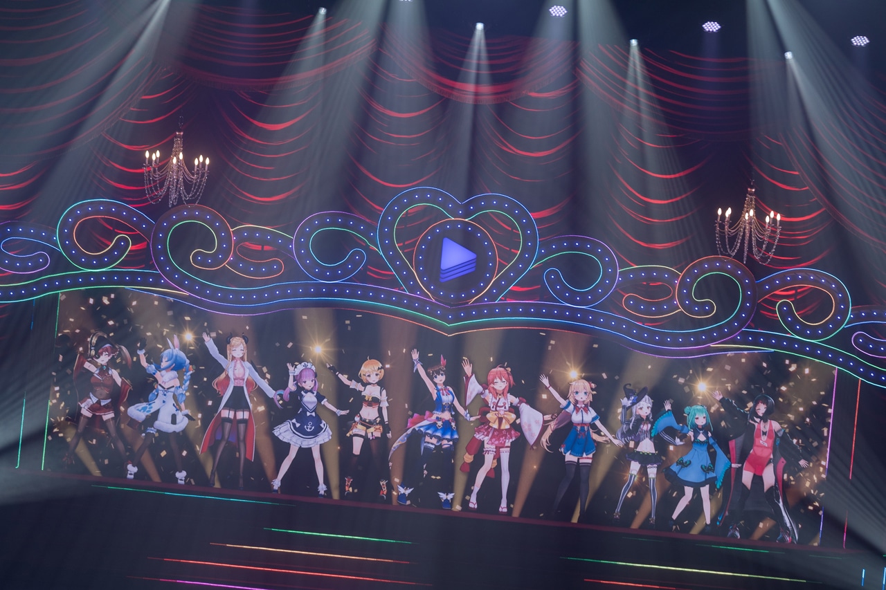 昨日12月21日に開催された「hololive 2nd fes. Beyond the Stage Supported By Bushiroad STAGE1」の様子。（Photo by Kota Hirano）