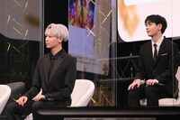 左からJO1の川尻蓮、豆原一成。(c)#Twitterトレンド大賞 実行委員会