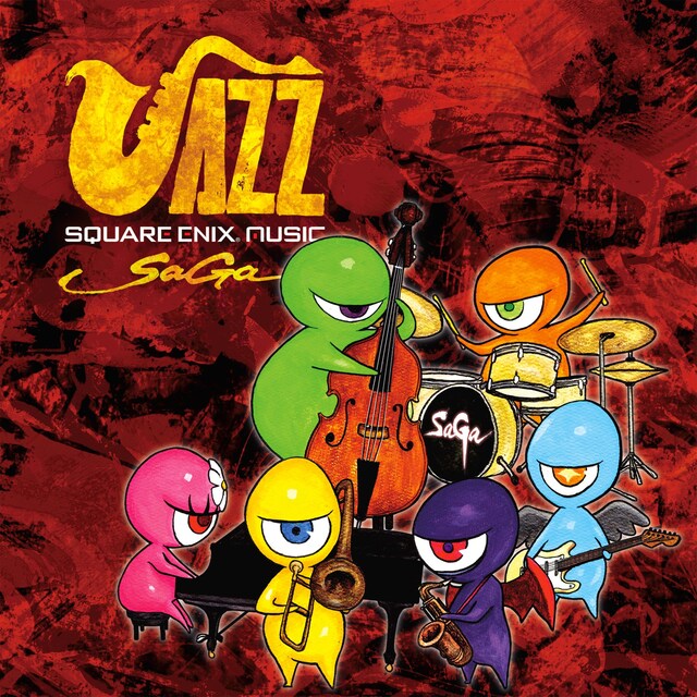「SQUARE ENIX JAZZ -SaGa-」ジャケット (c)1989, 1990, 1992, 1993, 1995, 1997, 1999, 2002, 2015, 2016, 2018 SQUARE ENIX CO., LTD. All Rights Reserved.