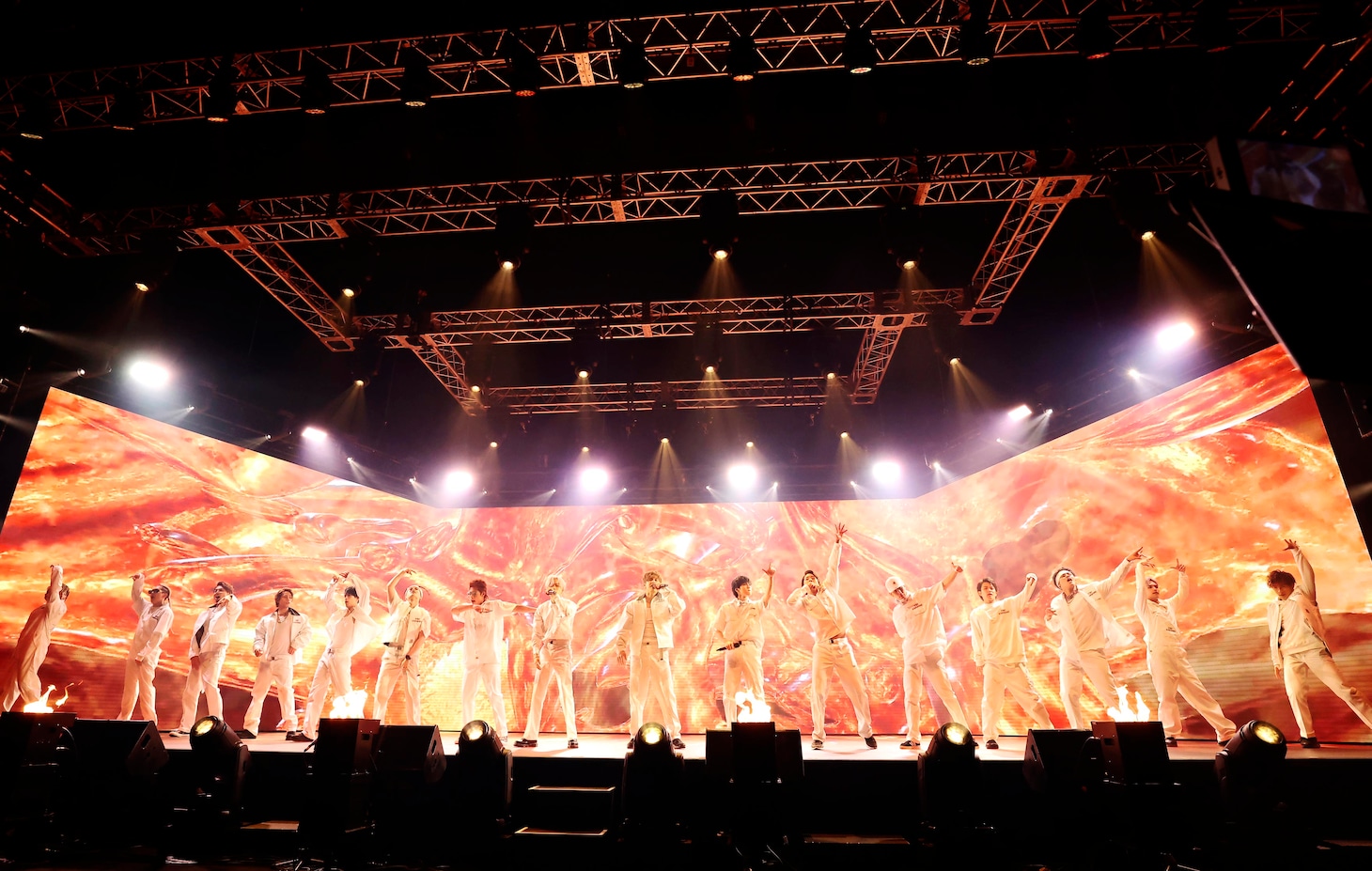 「LIVE×ONLINE BEYOND THE BORDER "THE RAMPAGE"」の様子。（写真提供：LDH JAPAN）