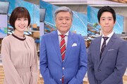 左から山崎夕貴、小倉智昭、立本信吾。(C)フジテレビ