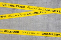 「#014 ヌーミレパーク（仮）DIRECTED BY PERIMETRON」新グッズの「GNU-MILLE TAPE」。