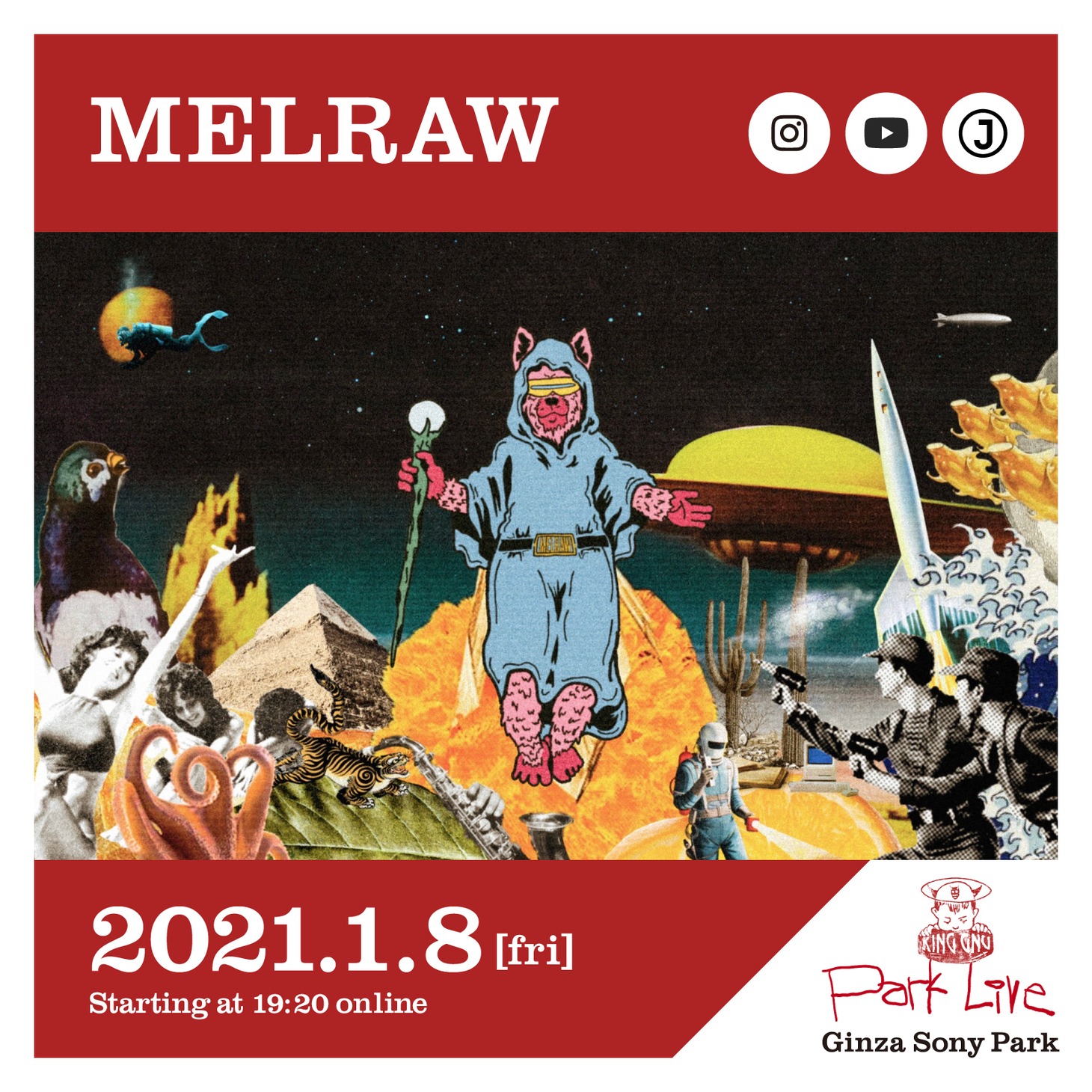「Park Live」MELRAW出演回ビジュアル