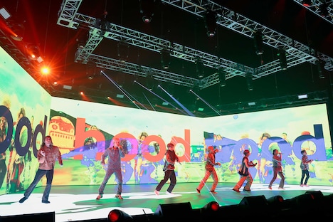 BALLISTIK BOYZ from EXILE TRIBE「LIVE×ONLINE BEYOND THE BORDER "BALLISTIK BOYZ"」の様子。（写真提供：LDH JAPAN）