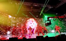 BALLISTIK BOYZ from EXILE TRIBE「LIVE×ONLINE BEYOND THE BORDER "BALLISTIK BOYZ"」の様子。（写真提供：LDH JAPAN）