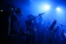 「EGO-WRAPPIN' live Midnight Dejavu」の様子。（撮影：仁礼博）