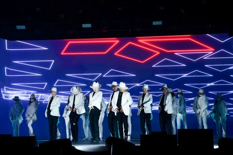 三代目 J SOUL BROTHERS from EXILE TRIBE「LIVE×ONLINE BEYOND THE BORDER "三代目 J SOUL BROTHERS" Christmas Party」の様子。（写真提供：LDH JAPAN）