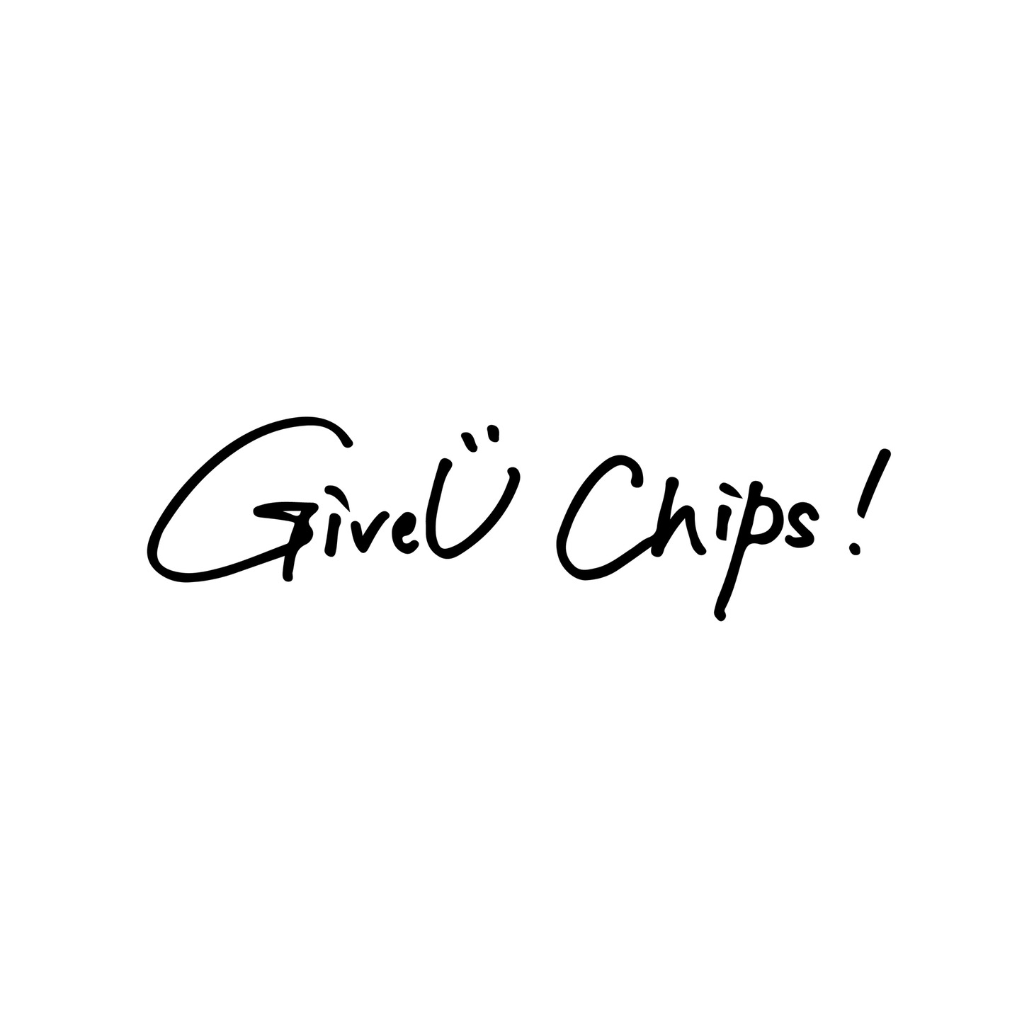 EGG BRAIN「GiveU Chips!」配信ジャケット