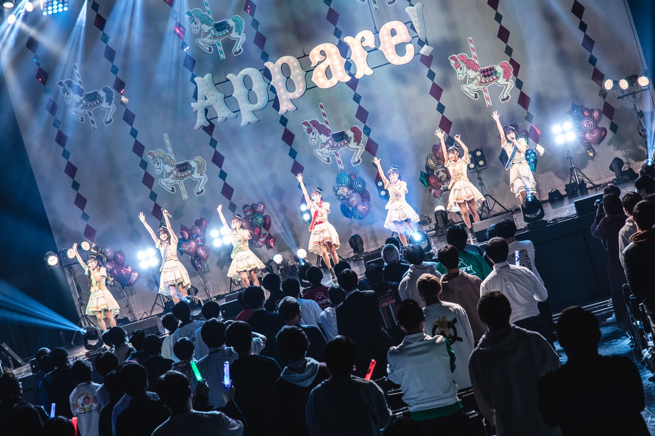 Appare!「Appare! Parade」最終公演の様子。