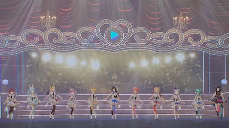 「hololive 2nd fes. Beyond the Stage Supported By Bushiroad STAGE1」の様子。