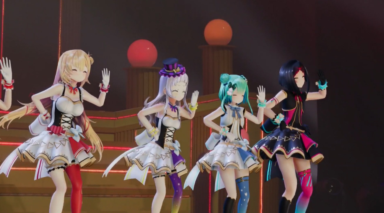 「hololive 2nd fes. Beyond the Stage Supported By Bushiroad STAGE1」の様子。