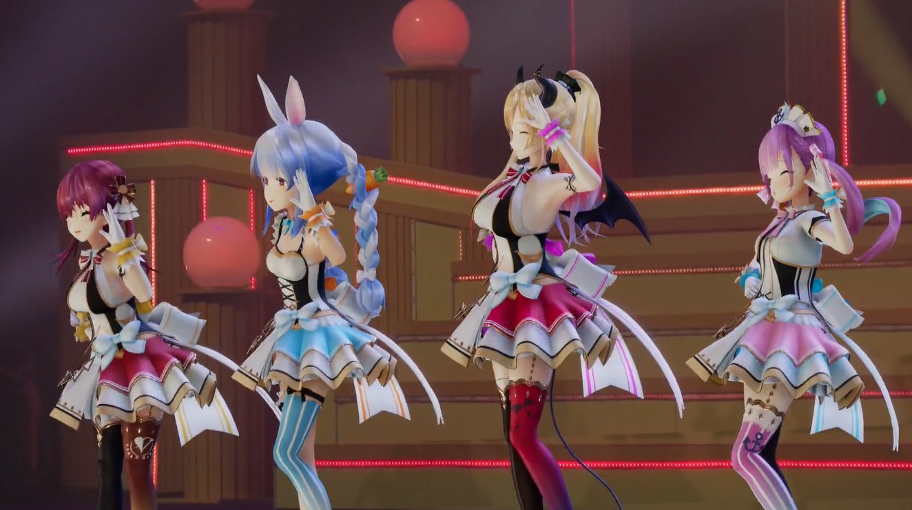 「hololive 2nd fes. Beyond the Stage Supported By Bushiroad STAGE1」の様子。