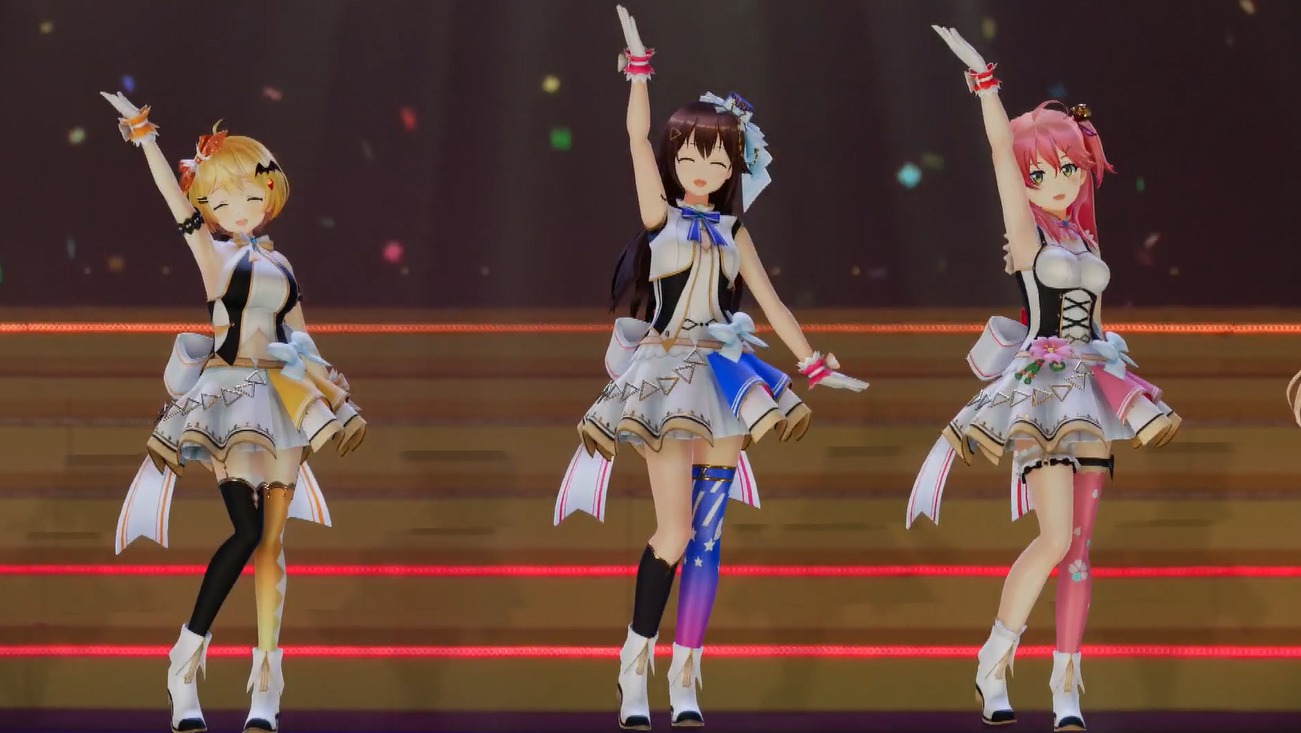 「hololive 2nd fes. Beyond the Stage Supported By Bushiroad STAGE1」の様子。