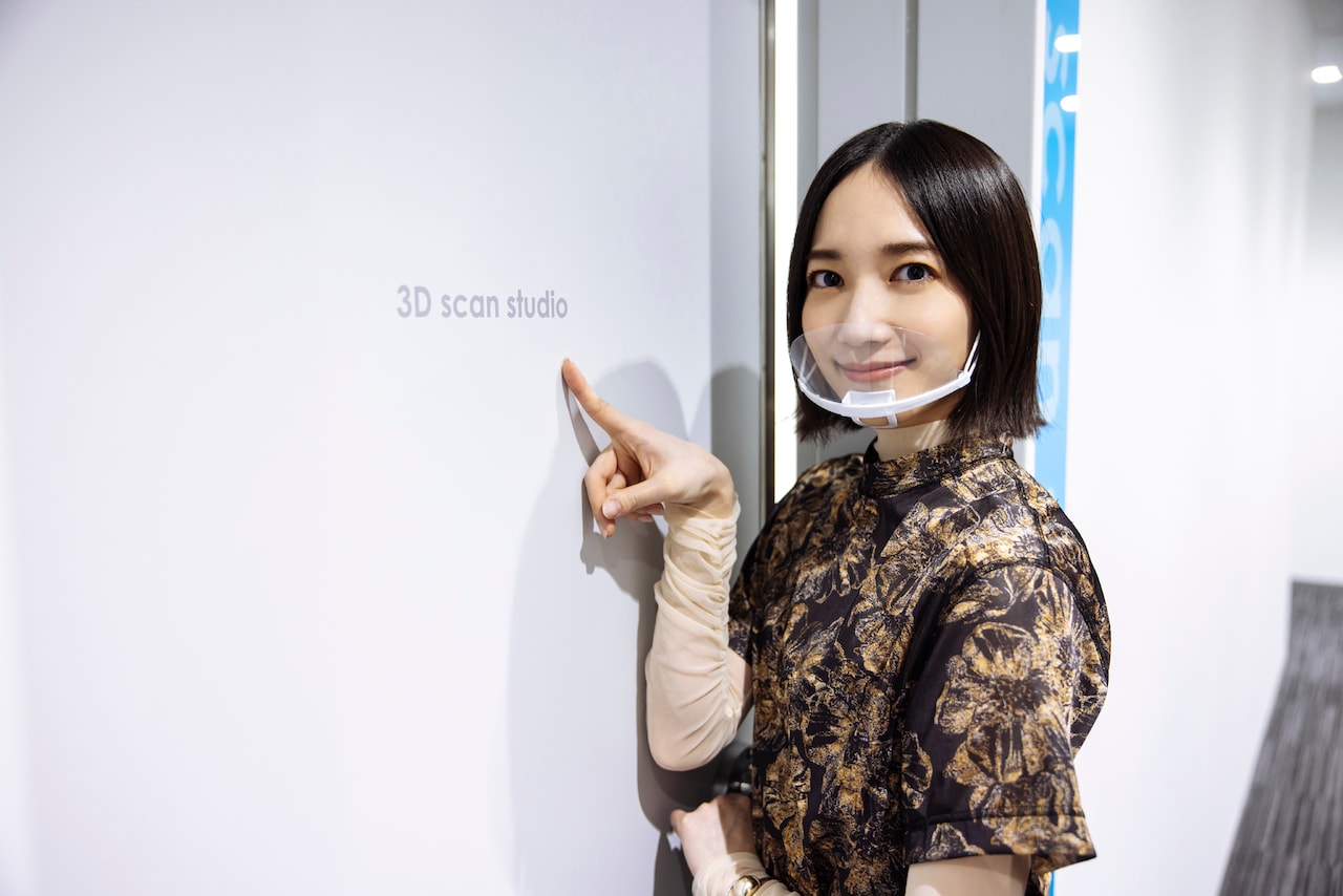 3Dスキャンスタジオの入り口。