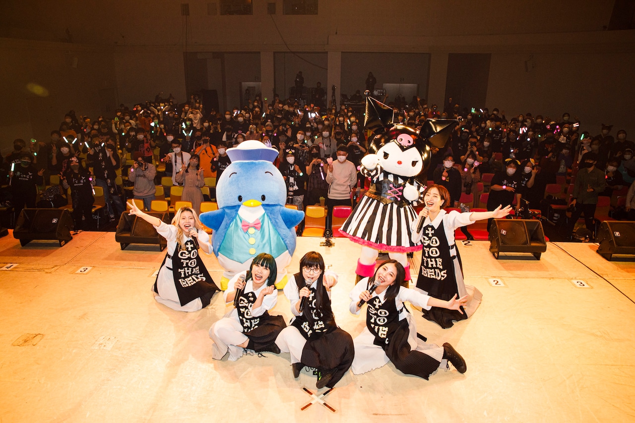GO TO THE BEDSワンマンでサンリオキャラと共演、中野で10日連続ライブ開催を発表