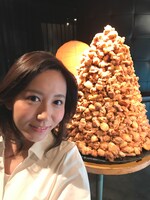 大場美奈（SKE48）と、からあげタワー。