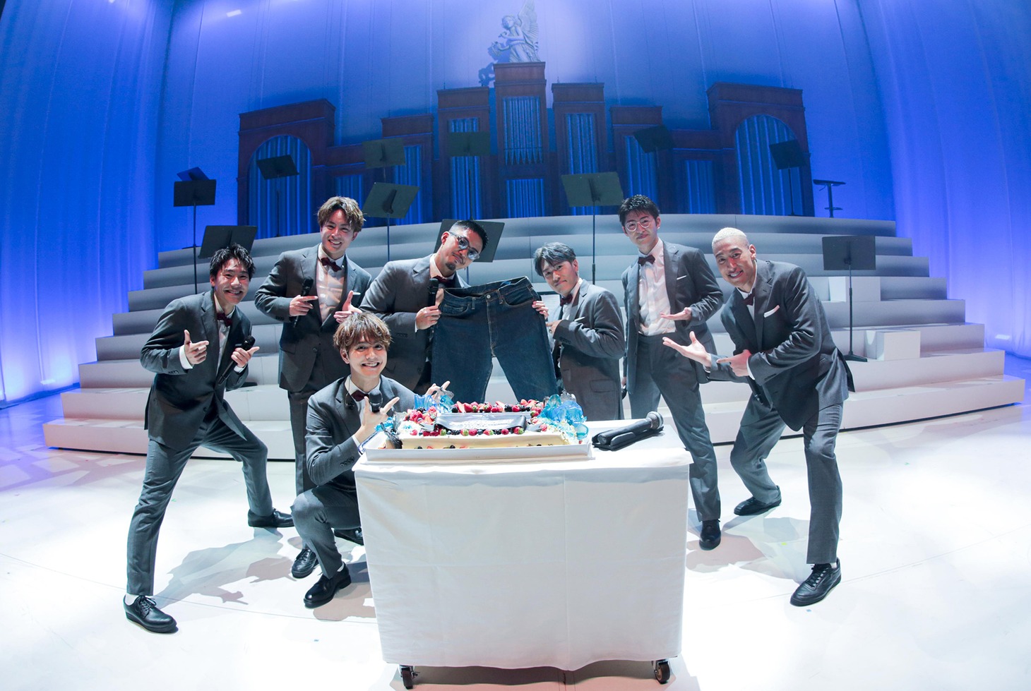「GENERATIONS LIVE×ONLINE 2020 BALLAD BEST ～ORCHESTRA LIVE～」の様子。（写真提供：LDH JAPAN）