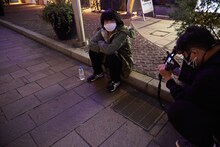 「銀杏BOYZ 年末のスマホライブ2020」の様子。（撮影：村井香）