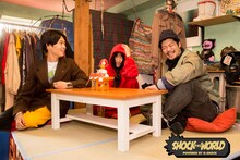 左からオカモトレイジ（OKAMOTO'S）、マヒトゥ・ザ・ピーポー（GEZAN）、奥冨直人（BOY）。