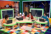 左からヒャダイン、ikura(YOASOBI)、Ayase(YOASOBI)、岡崎体育。(写真提供:NHK)