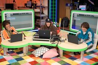 左からヒャダイン、ビッケブランカ、岡崎体育。（写真提供：NHK）