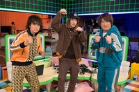 左からヒャダイン、ビッケブランカ、岡崎体育。（写真提供：NHK）