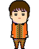 ヒャダインのドット絵。（写真提供：NHK）