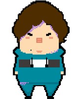 岡崎体育のドット絵。（写真提供：NHK）