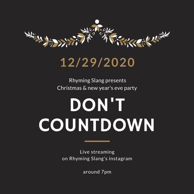 「Don't Countdown」告知ビジュアル