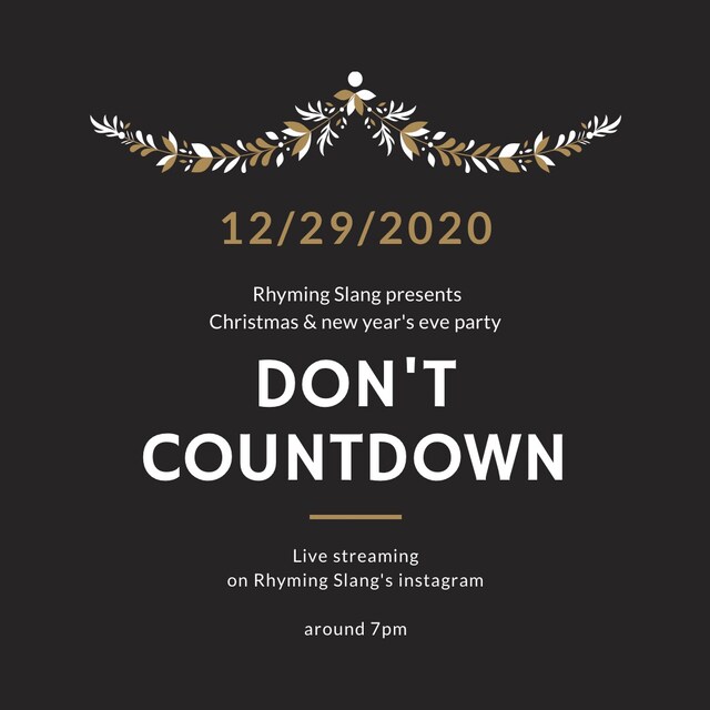 「Don't Countdown」告知ビジュアル