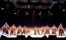 「LIVE×ONLINE BEYOND THE BORDER E-girls LAST LIVE」の様子。（写真提供：LDH）