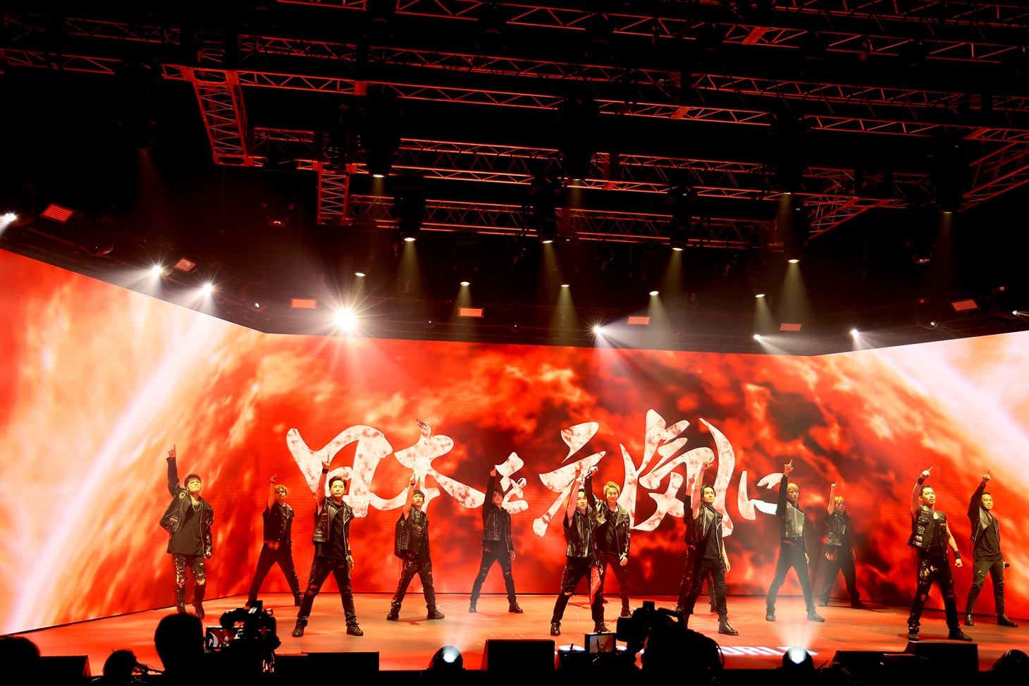 「LIVE×ONLINE BEYOND THE BORDER“EXILE”」の様子。（写真提供：LDH JAPAN）