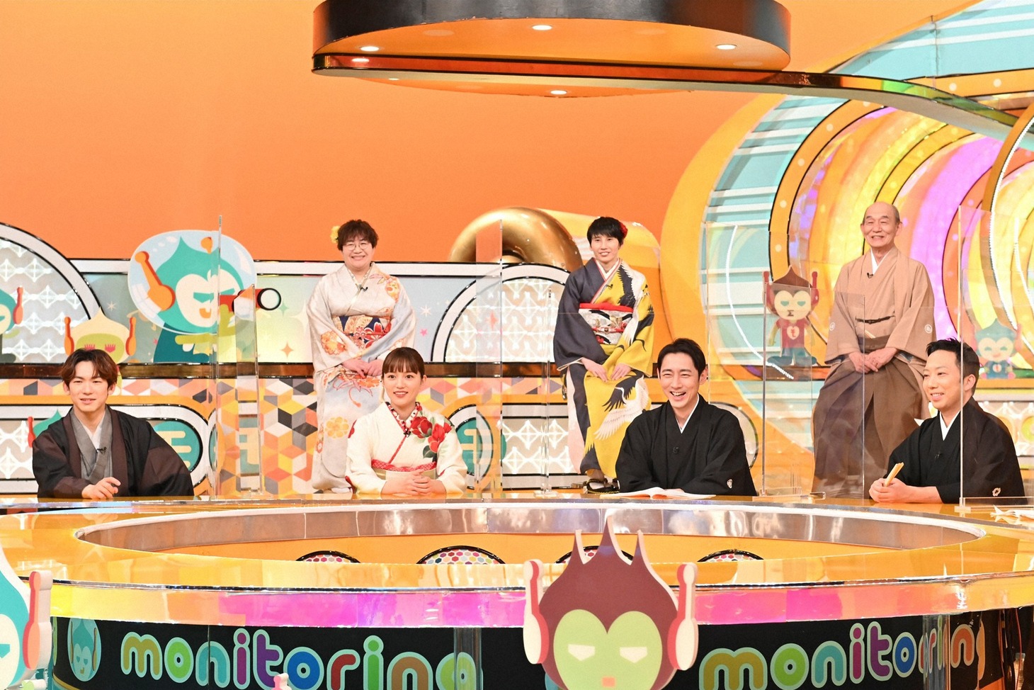 「ニンゲン観察バラエティ モニタリング」スタジオ出演者。(c)TBS