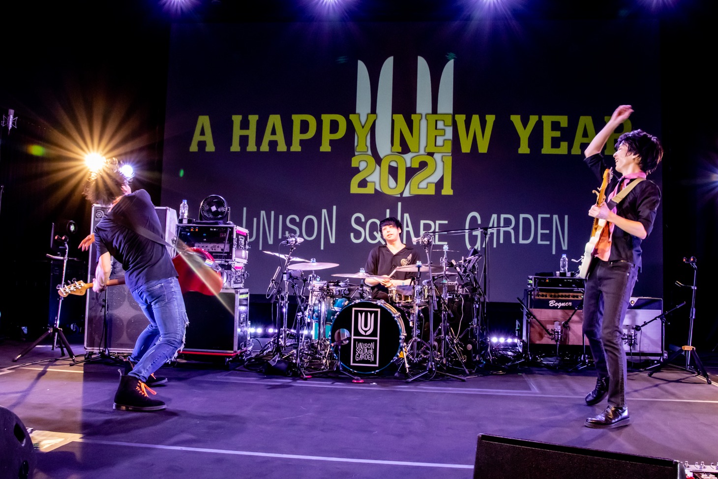 UNISON SQUARE GARDEN「USG 2020『LIVE (in the) HOUSE -Count Down Style-』」の様子。（Photo by Viola Kam［V'z Twinkle］）