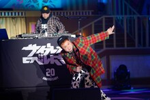 サイプレス上野とロベルト吉野（撮影：上飯坂一）