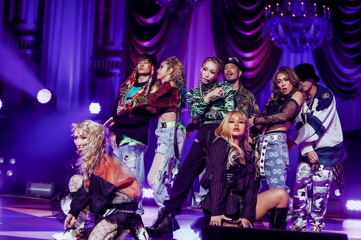 倖田來未（中央）（撮影：上飯坂一）