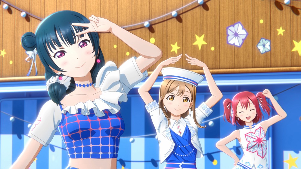 Aqours「smile smile ship Start!」PVより。
