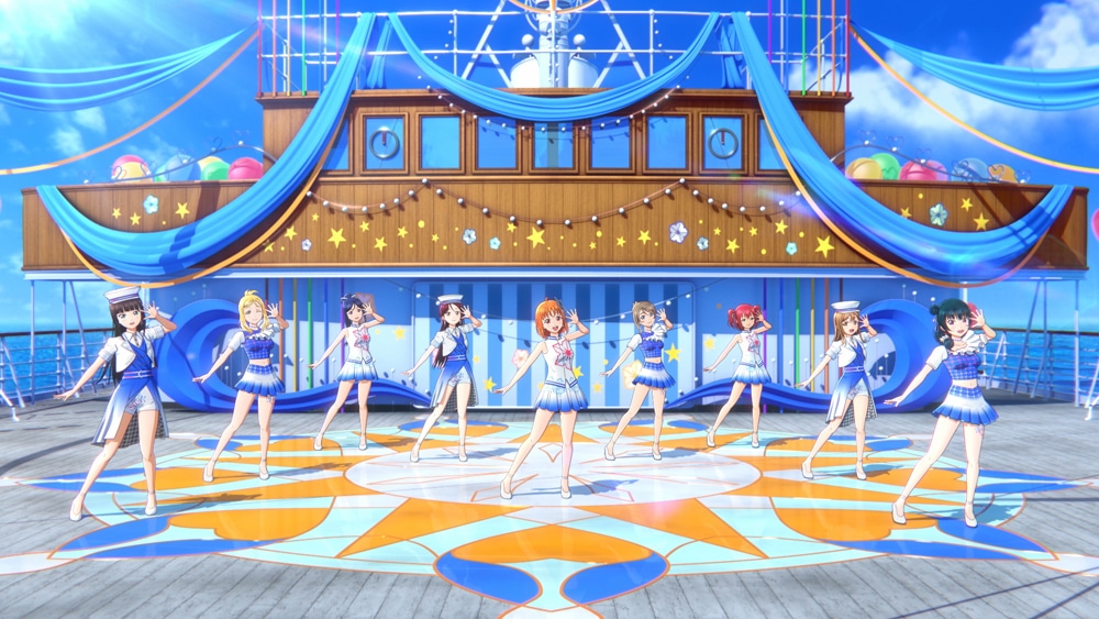 Aqours「smile smile ship Start!」PVより。