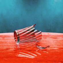 オカモトショウ「GLASS feat. AAAMYYY」配信ジャケット