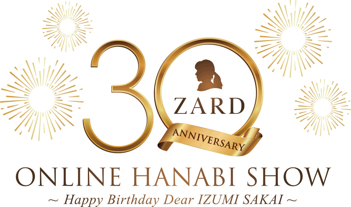「ZARD 30th Anniversary ONLINE HANABI SHOW ～Happy Birthday Dear IZUMI SAKAI～」ロゴ